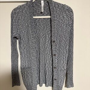 Athleta Heathered Gray Women's Cardigan